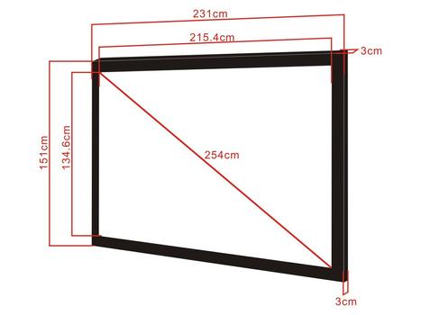 MULTIBRACKETS M 16:10 Framed Project Screen Dluxe 100" (7350022735774)