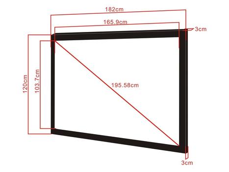 MULTIBRACKETS M 16:10 Framed Project Screen Deluxe 77" (7350022735750)