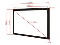Multibrackets M Framed Projection Screen Deluxe - projeksjonsskjerm - 226" (574 cm) (7350022735842)