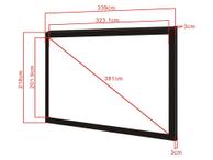 Multibrackets M Framed Projection Screen Deluxe - projeksjonsskjerm - 150" (381 cm) (7350022735811)
