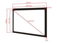 Multibrackets M Framed Projection Screen Deluxe - projeksjonsskjerm - 135" (343 cm) (7350022735804)
