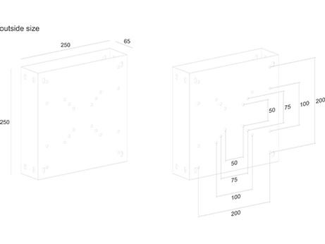 Multibrackets M PC Box/ Digital Signage Box - monteringskomponent - svart (7350022735514)