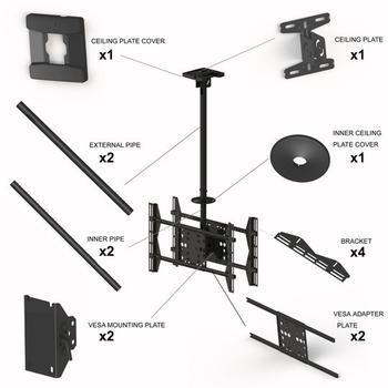 MULTIBRACKETS Public Ceilingmount Large BtoB 1500mm TUV Max800x600 (7350022735491)