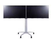 Multibrackets M Public Display Stand 145 Dual - stativ - for 2 LCD-skjermer - sølv