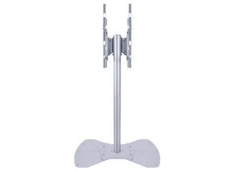 MULTIBRACKETS M Public Display Stand 165 HD | Fast 1645mm | VESA 200x200-700x400 | Max 100kg | Dubbelsidig | Silver (7350022735408)