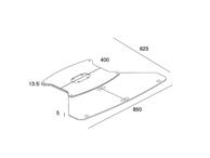 Multibrackets M Public Display Floorstand Base - monteringskomponent - sølv (7350022735439)