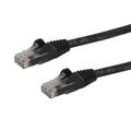 STARTECH 0.5M BLACK SNAGLESS CAT6 UTP PATCH CABLE - ETL VERIFIED CABL