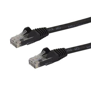 STARTECH "Cat6 Patch Cable with Snagless RJ45 Connectors - 15m, Black"	 (N6PATC15MBK)