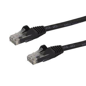 STARTECH "Cat6 Patch Cable with Snagless RJ45 Connectors - 3m, Black" (N6PATC3MBK)