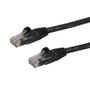 STARTECH StarTech.com 1m Black Gigabit Snagless RJ45 UTP Cat6 Patch Cable