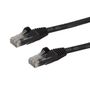 STARTECH 1.5 M CAT6 CABLE BLACK SNAGLESS - 24 AWG COPPER WIRE CABL (N6PATC150CMBK)