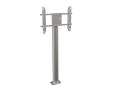 MULTIBRACKETS Public Display Stand Pillar 210 Silver incl. 220V Power Rail (7350022736337)