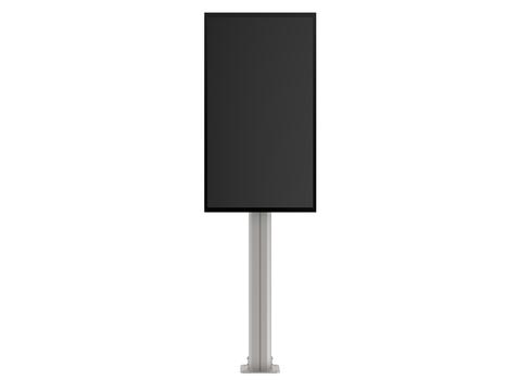 MULTIBRACKETS Public Display Stand Pillar 210 Silver incl. 220V Power Rail (7350022736337)