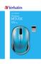 VERBATIM GO NANO Wireless Mouse, Caribbean Blue (49044*4)
