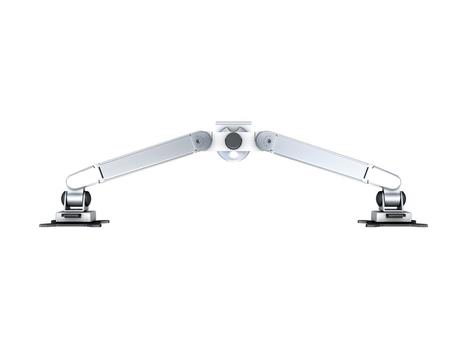 MULTIBRACKETS VESA Gas Lift Arm Dual Silver 15inch-32inch 3-7,5kg 75x75-100x100 (7350022737198)