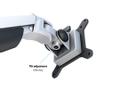 MULTIBRACKETS M VESA Gas Lift Arm Dual Side by Side Silver (7350073733972)
