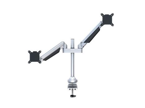 MULTIBRACKETS VESA Gas Lift Arm Dual Silver 15inch-32inch 3-7,5kg 75x75-100x100 (7350022737198)