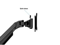 Multibrackets M VESA Gas Lift Arm Dual Side by Side stativ - justerbar arm - for 2 LCD-skjermer - svart HD (7350073734207)