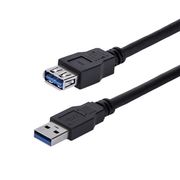 STARTECH 1m Black SuperSpeed USB 3.0 Extension Cable A to A - M/F	