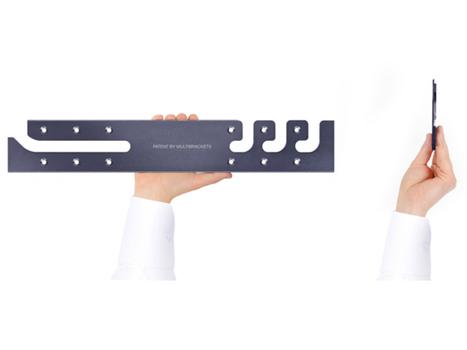 MULTIBRACKETS Veggfeste Razor 2/3/400 Sort. Maks 35Kg, 4,9mm tykk (7350022737716)