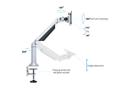 MULTIBRACKETS M VESA Gaslift Arm Basic Silver (7350022739376)