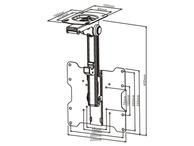 Multibrackets M VESA Flip Down monteringssett - for LCD-skjerm - hvit (7350073730346)