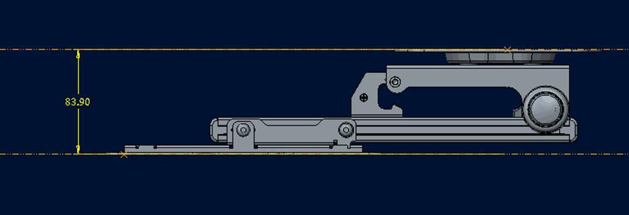 Multibrackets M VESA Flip Down monteringssett - for LCD-skjerm - hvit (7350073730346)