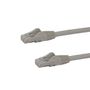 STARTECH "Cat6 Patch Cable with Snagless RJ45 Connectors - 1m, Gray " (N6PATC1MGR)