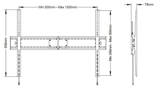 MULTIBRACKETS M Universal Tilt Wallmount HD MAX 1200x9 (7350073730926)