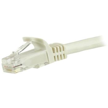 STARTECH StarTech.com 3m Cat6 UTP RJ45 Gigabit Patchkabel Snagless - Cat 6 Netzwerkkabel mit Schutzmanschette - Cat.6 Patch-Kabel - Weiß - Patch-Kabel - RJ-45 (M) zu RJ-45 (M) - 3 m - UTP - CAT 6 - geformt, oh (N6PATC3MWH)
