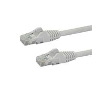 STARTECH Nätverkskabel 1m RJ45 Cat6 UTP/skärmad rund koppar LSZH snagless VIT