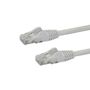 STARTECH "Cat6 Patch Cable with Snagless RJ45 Connectors - 2m, White" (N6PATC2MWH)
