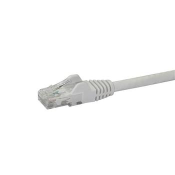 STARTECH "Cat6 Patch Cable with Snagless RJ45 Connectors - 2m, White" (N6PATC2MWH)