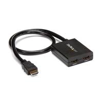 StarTech HDMI Cable Splitter - 2 Port - 4K 30Hz - Powered - HDMI Audio / Video Splitter - 1 in 2 Out - HDMI 1.4 - video/lyd-splitter - 2 porter