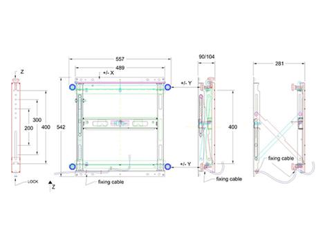 MULTIBRACKETS Public Wallmount Push HD Max 90kg (7350073731749)