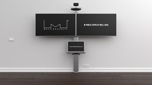 MULTIBRACKETS Veggfeste 180 Sølv, maks VESA 800*400, 90Kg (7350073732098)