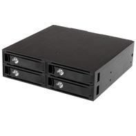 StarTech 4-bay mobile Rack Backplane for 2.5in SATA/SAS drives - Lagerskap - 4 brønner (SATA-600 / SAS-2) x 0