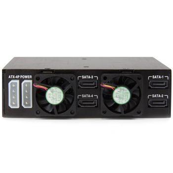 STARTECH StarTech.com 4-Bay Mobile Rack Backplane for 2.5in SATA/SAS Drives - Hot Swap SSDs/HDDs from 5-15mm - Supports SAS II & SATA III (6 Gbps) - Storage enclosure - 4 bays (SATA-600 / SAS-2) 0 - for P/N: S (SATSASBP425)