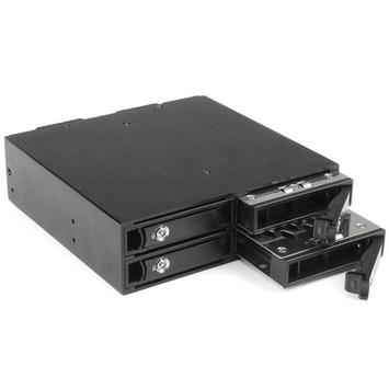 StarTech 4-bay mobile Rack Backplane for 2.5in SATA/SAS drives - Lagerskap - 4 brønner (SATA-600 / SAS-2) x 0 (SATSASBP425)