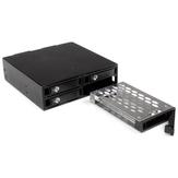 StarTech 4-bay mobile Rack Backplane for 2.5in SATA/SAS drives - Lagerskap - 4 brønner (SATA-600 / SAS-2) x 0 (SATSASBP425)