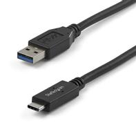 StarTech 3 ft 1m USB to USB C Cable - USB 3.1 10Gpbs - USB-IF Certified (USB31AC1M) - USB type C-kabel - 24 pin USB-C til USB-type A - 1 m