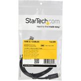 StarTech 3 ft 1m USB to USB C Cable - USB 3.1 10Gpbs - USB-IF Certified (USB31AC1M) - USB type C-kabel - 24 pin USB-C til USB-type A - 1 m (USB31AC1M)