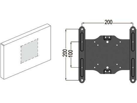 MULTIBRACKETS M Desktopmount VESA Adapter 200x200 (7350073731909)