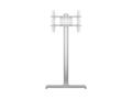 MULTIBRACKETS Display Stand 180 Single Silver w. Floorbase 24inch-63inch (7350073732418)