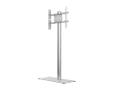 MULTIBRACKETS Display Stand 180 Single Silver w. Floorbase 24inch-63inch (7350073732418)