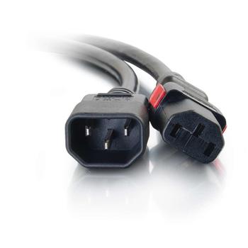 C2G Strömkabel - IEC 60320 C14 till power IEC 60320 C13 - AC 250 V - 10 A - 1.8 m - svart (80703)