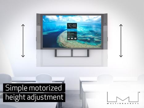 MULTIBRACKETS M Motorized Wallmount 80 kg Black HD (7350073732913)