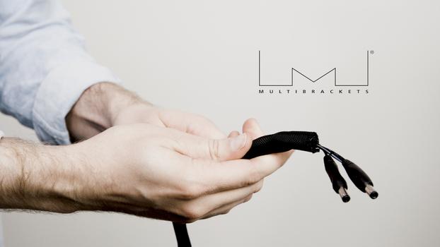 MULTIBRACKETS M Univ Cbl Sock Self Wrap 10mm Blk 25m (7350073733248)