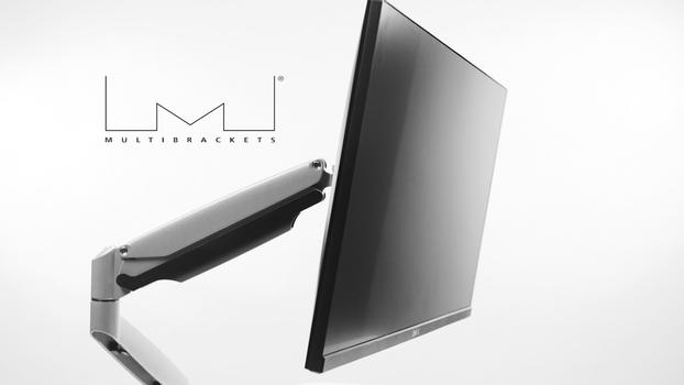 MULTIBRACKETS M Deskmount Gas Spring Single Silver | VESA 75x75-100x100 | Max 9kg | Bord klÃ¤mfÃ¤ste | Silver (7350073733255)