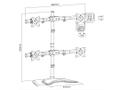 MULTIBRACKETS M Deskstand Basic Quad (7350073733347)
